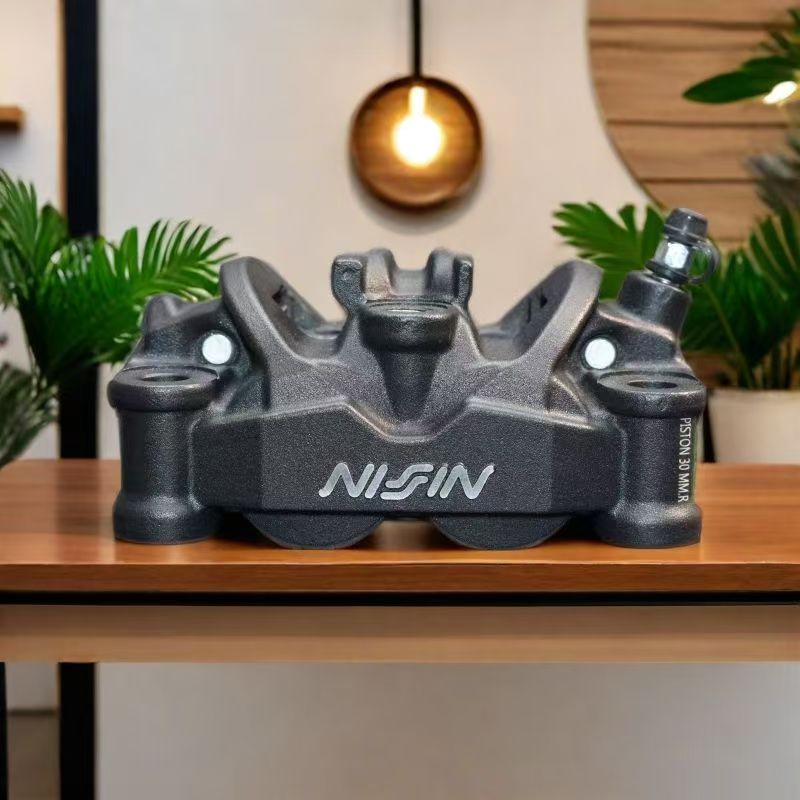 Motorcycle Nissin forged brake - đánh giá và giá Forged Front Brake Caliper 4 Piston