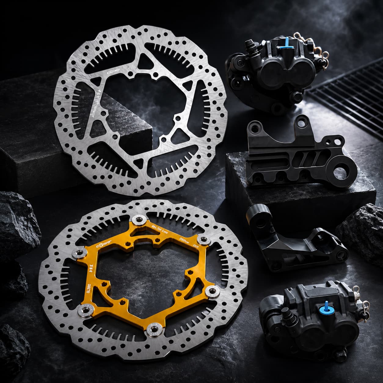 Ultra Bee Complete Brake Upgra - đánh giá và giá Front Rear Brake Caliper Bracket Kit